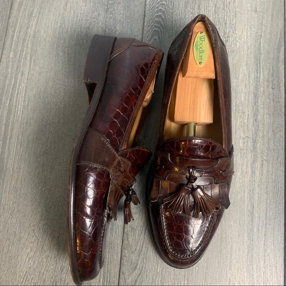 BROWN JOHNSON & MURPHY SLIP-ON SHOES - Picture 2 of 7